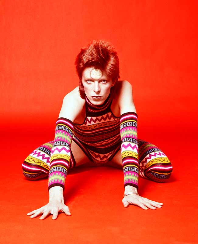 Fotoutställningen Bowie by Sukita - from London to Japan på Kulturhuset Stadsteatern.  Foto: Untitled, 1973©Photo by Sukita 2023