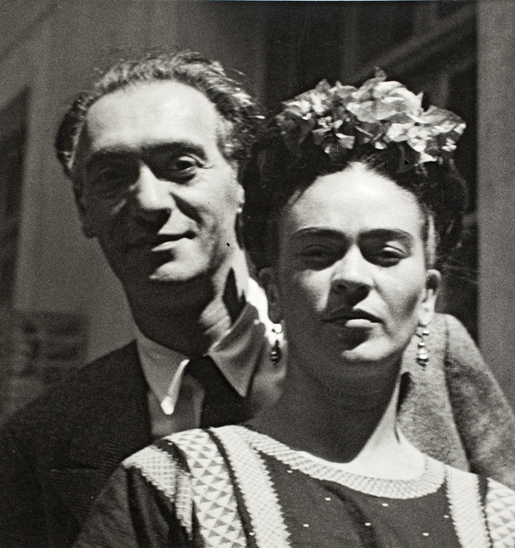 Nickolas Muray och Frida Kahlo, av Nickolas Muray, 1939. Diego Rivera & Frida Kahlo Archives