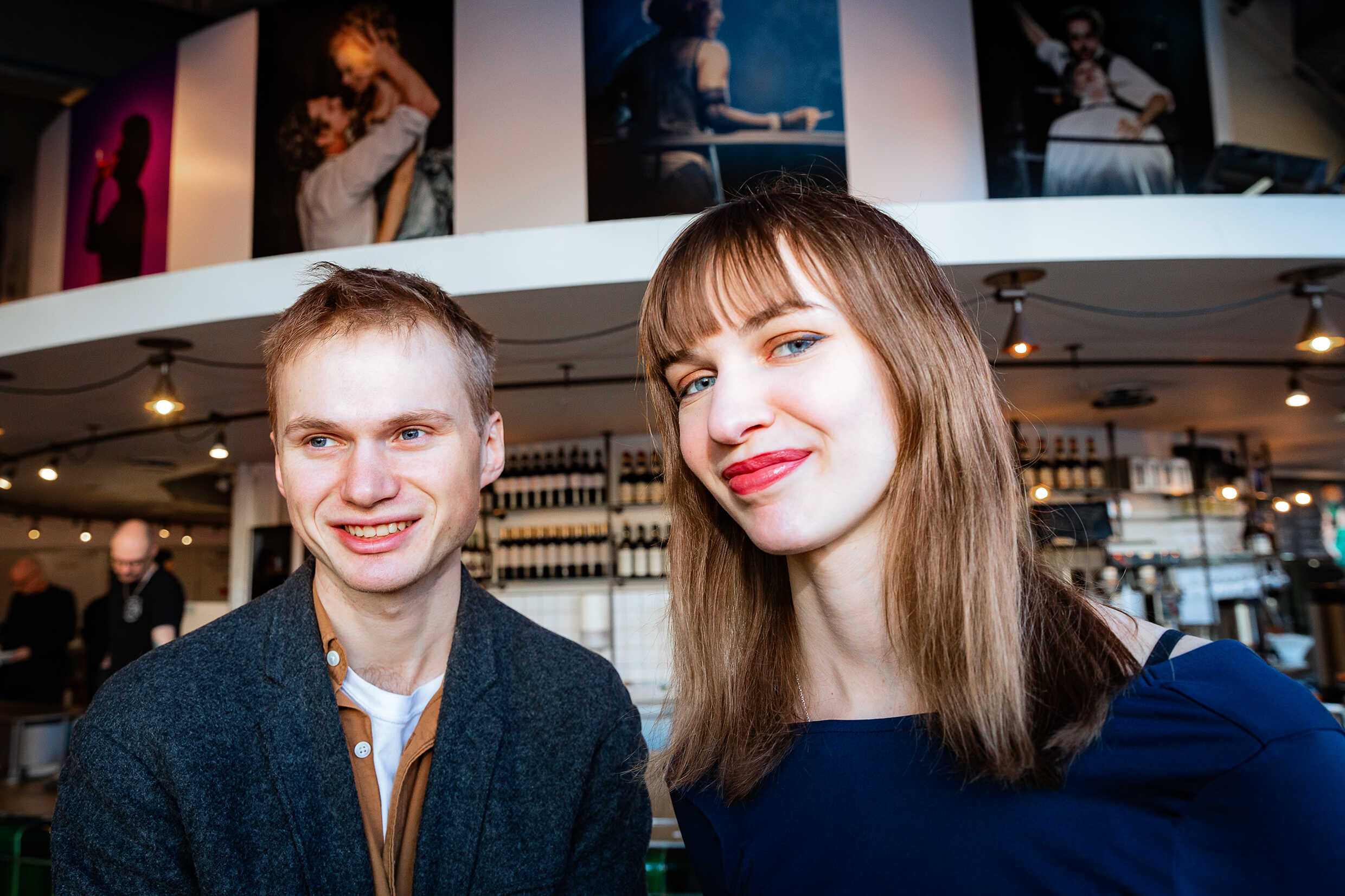 Christoffer Nyqvist och Essy Klingberg gör samtidsquiz, Samtal & Debatt på Kulturhuset Stadsteatern