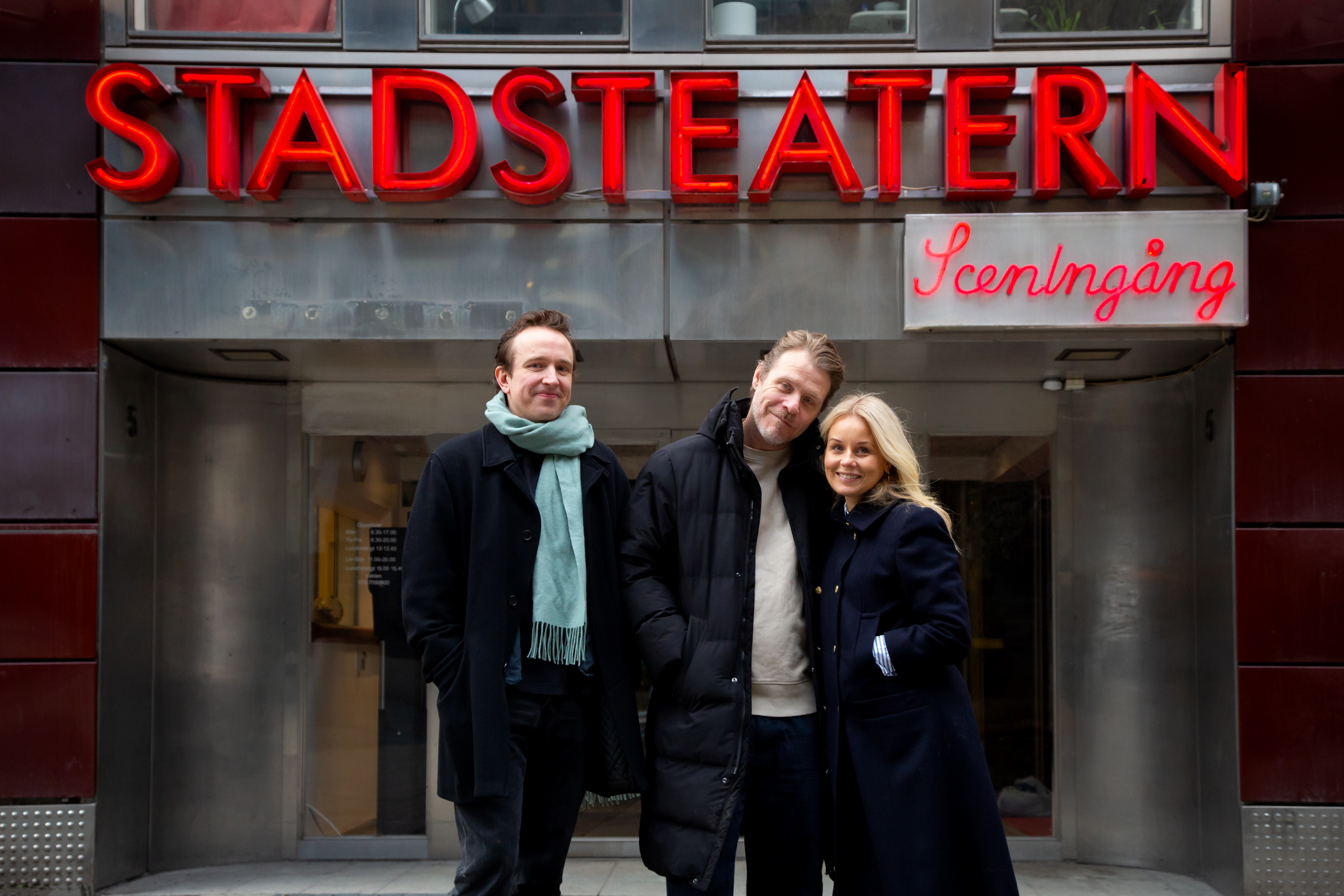 Hampus Hallberg, Henrik Norlén och Helena af Sandberg medverkar i Jonas Gardells Pensionat Oskar, premiär 25 april på Stora scenen, Kulturhuset Stadsteatern.