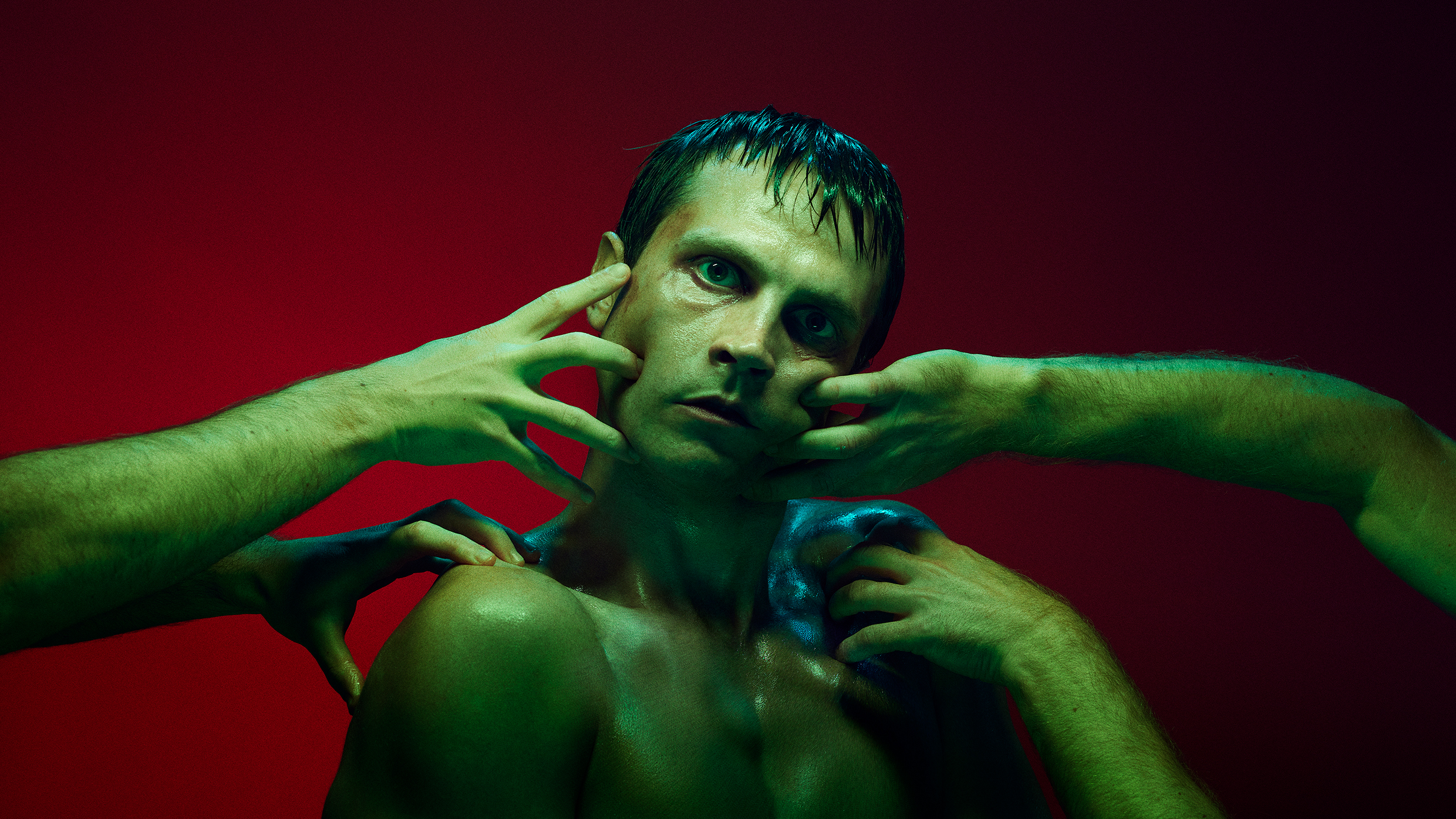 Marcus Vögeli som monstret i Frankenstein, premiär 13 februari 2026, i regi av Fredrik Benke Rydman