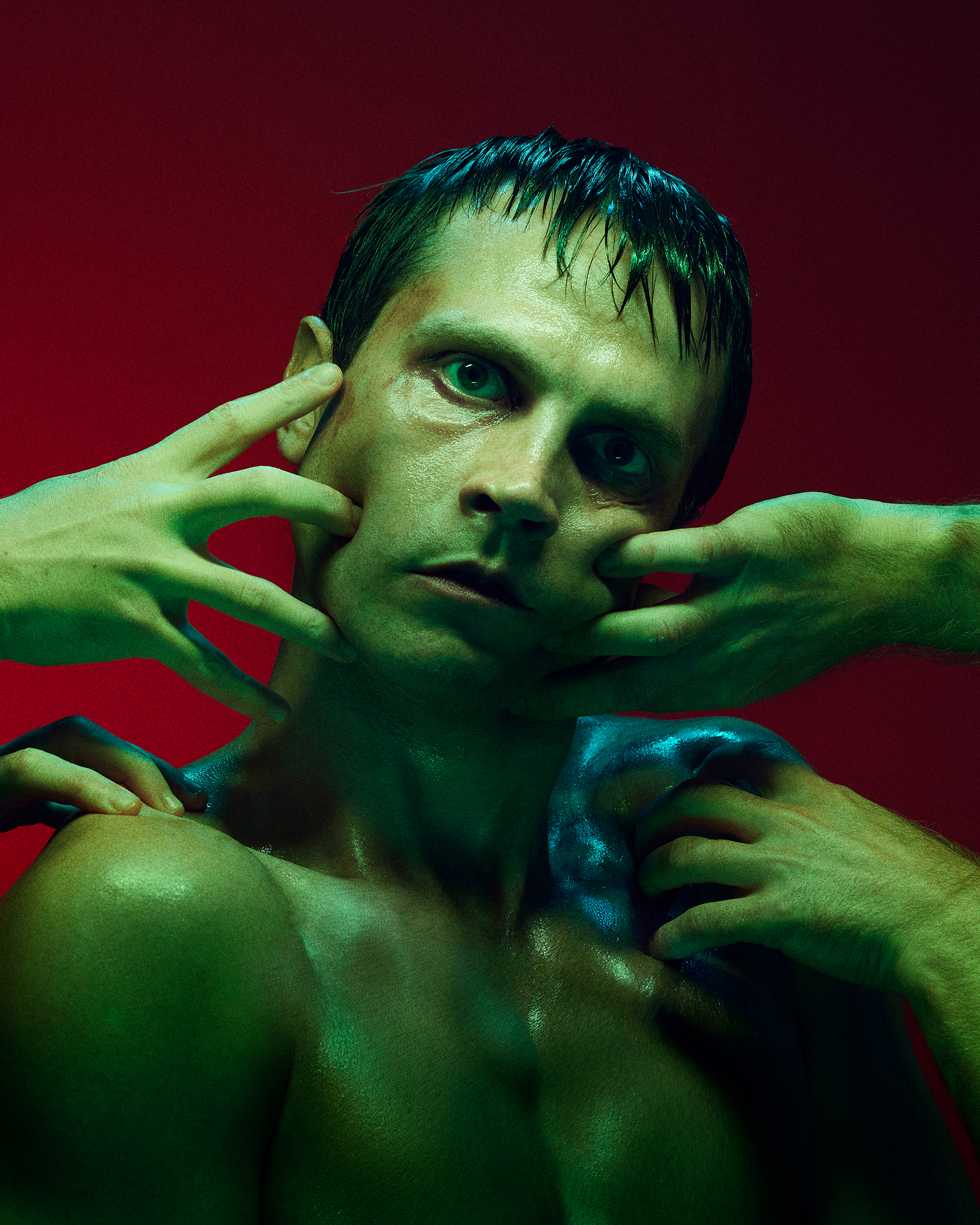 Marcus Vögeli som monstret i Frankenstein, premiär 13 februari 2026, i regi av Fredrik Benke Rydman