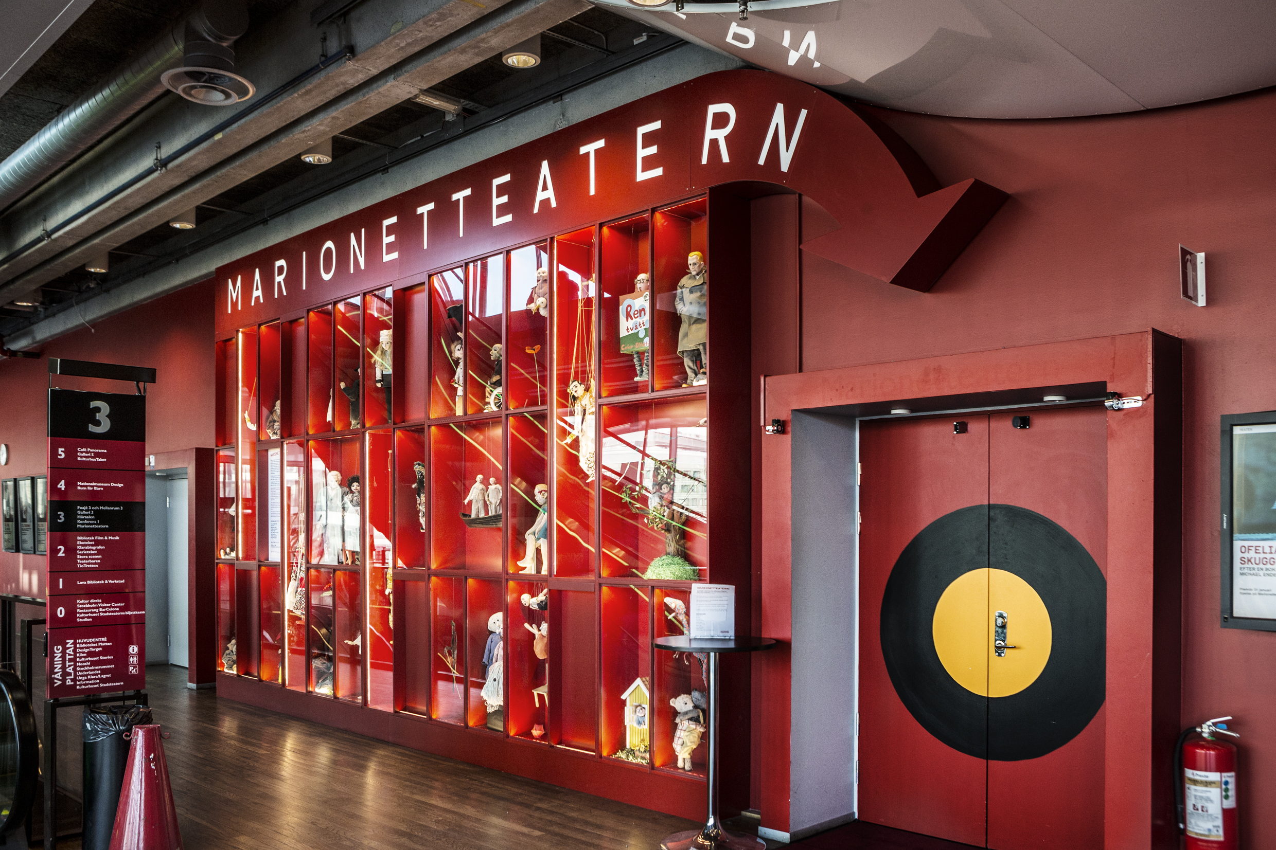 Marionetteatern, våning tre i Kulturhuset, Sergels Torg