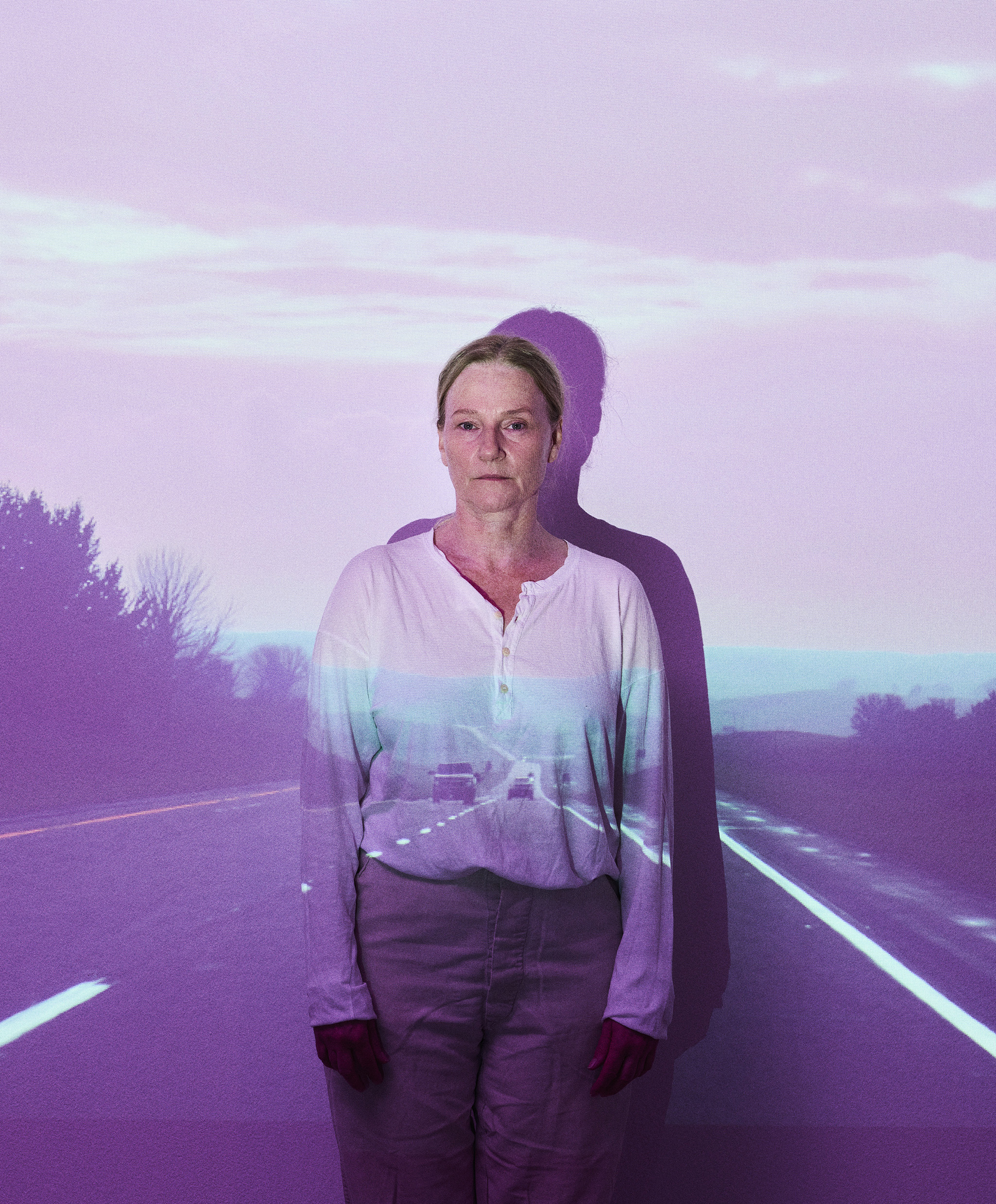 Annika Hallin i En liten roman av Lars Norén, urpremiär 14 februari 2026 på Lilla scenen, Kulturhuset Stadsteatern.