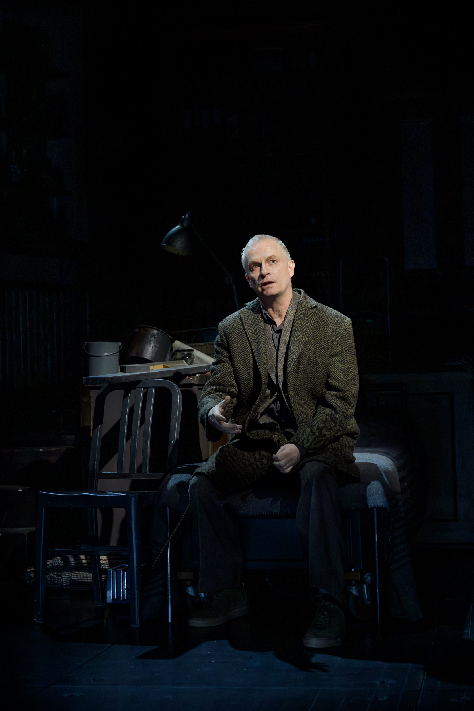 Sven Ahlström i Harold Pinters Fastighetsskötaren, premiär 11 december 2026 på Klarascenen.