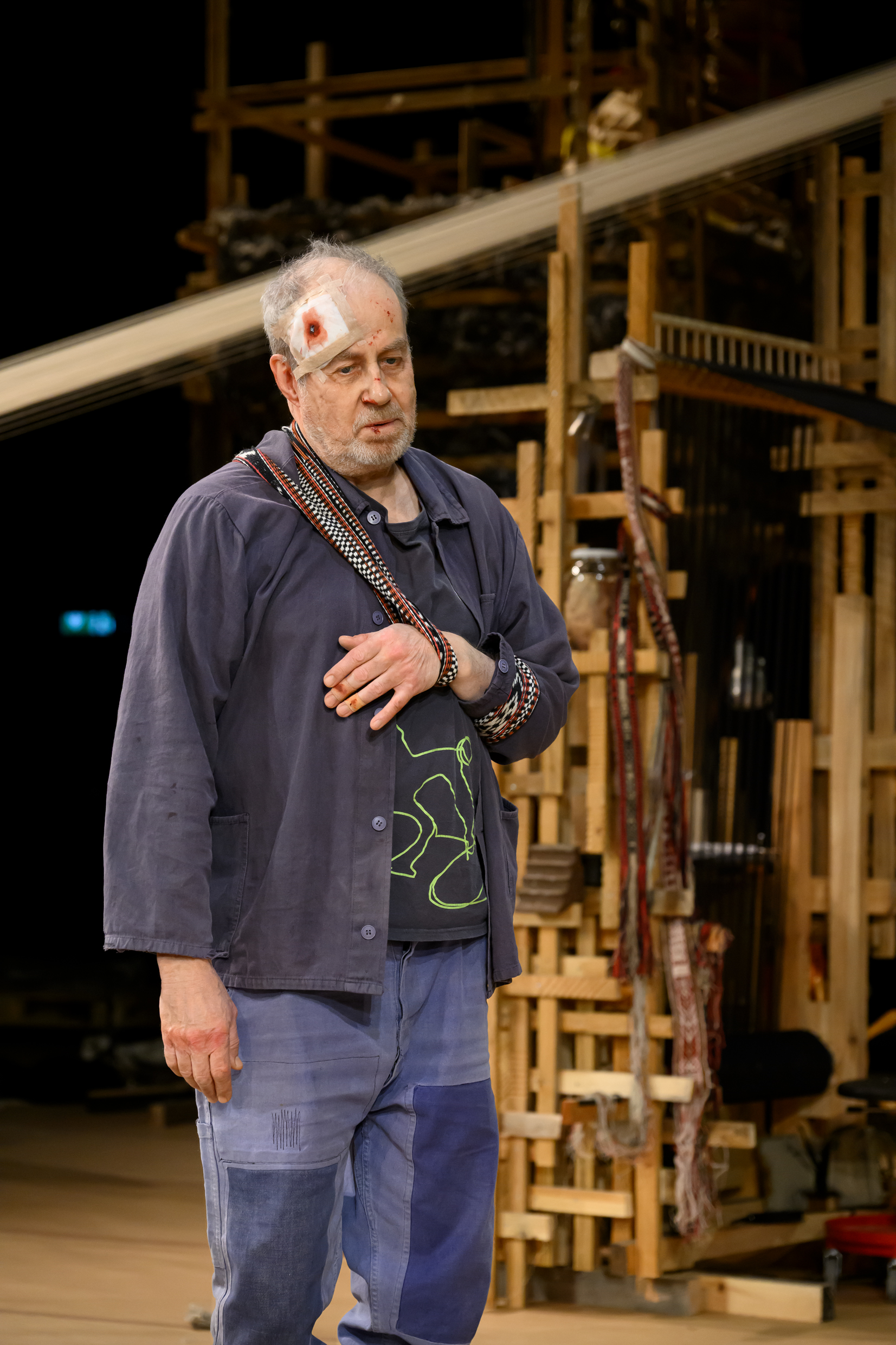 Lennart Jähkel i Män som väver, urpremiär 29 januari på Klarascenen, Kulturhuset Stadsteatern.