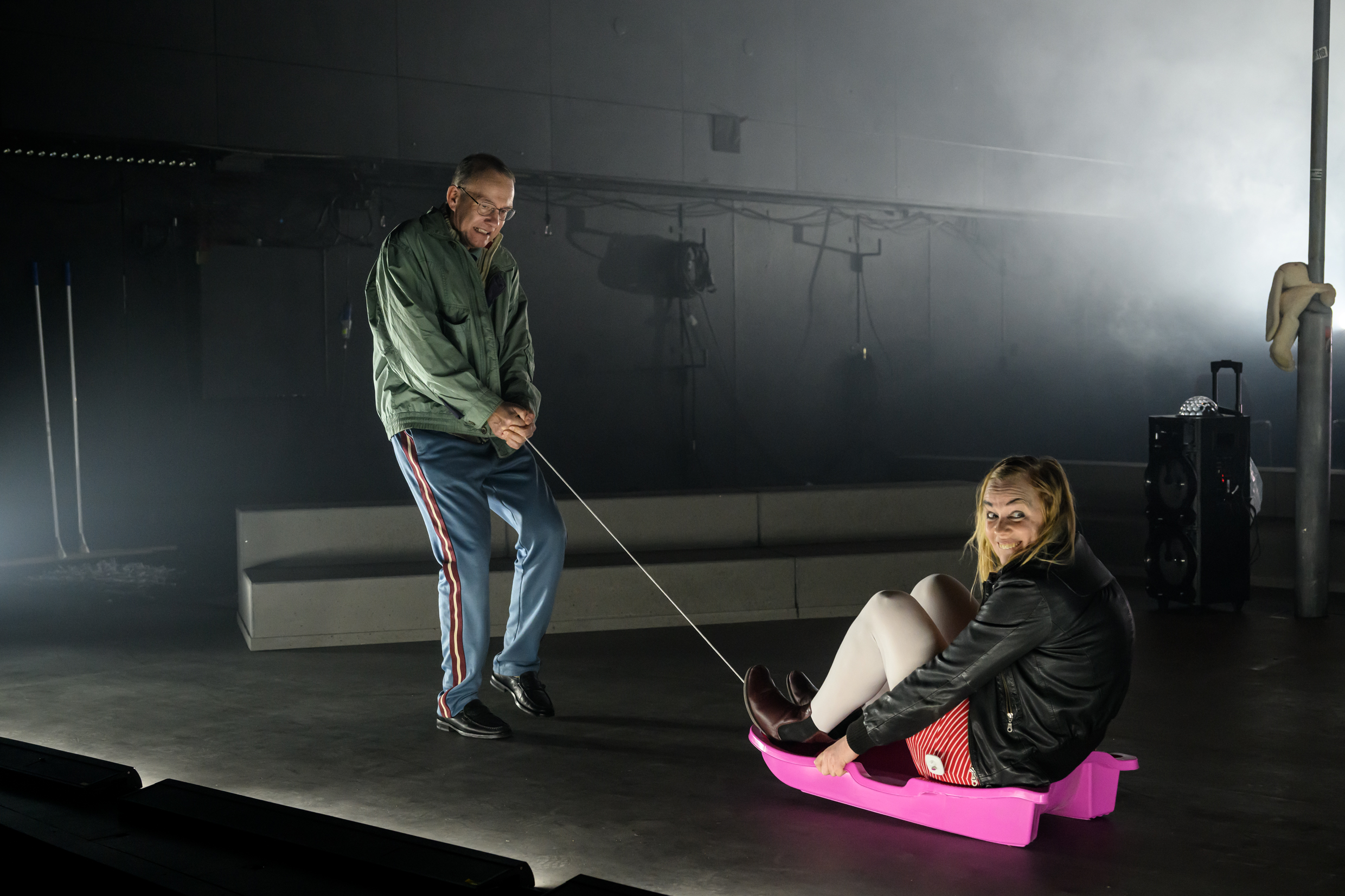 Bengt Braskered och Sandra Huldt i Personkrets 3:1, premiär 6 mars på Klarascenen, Kulturhuset Stadsteatern.