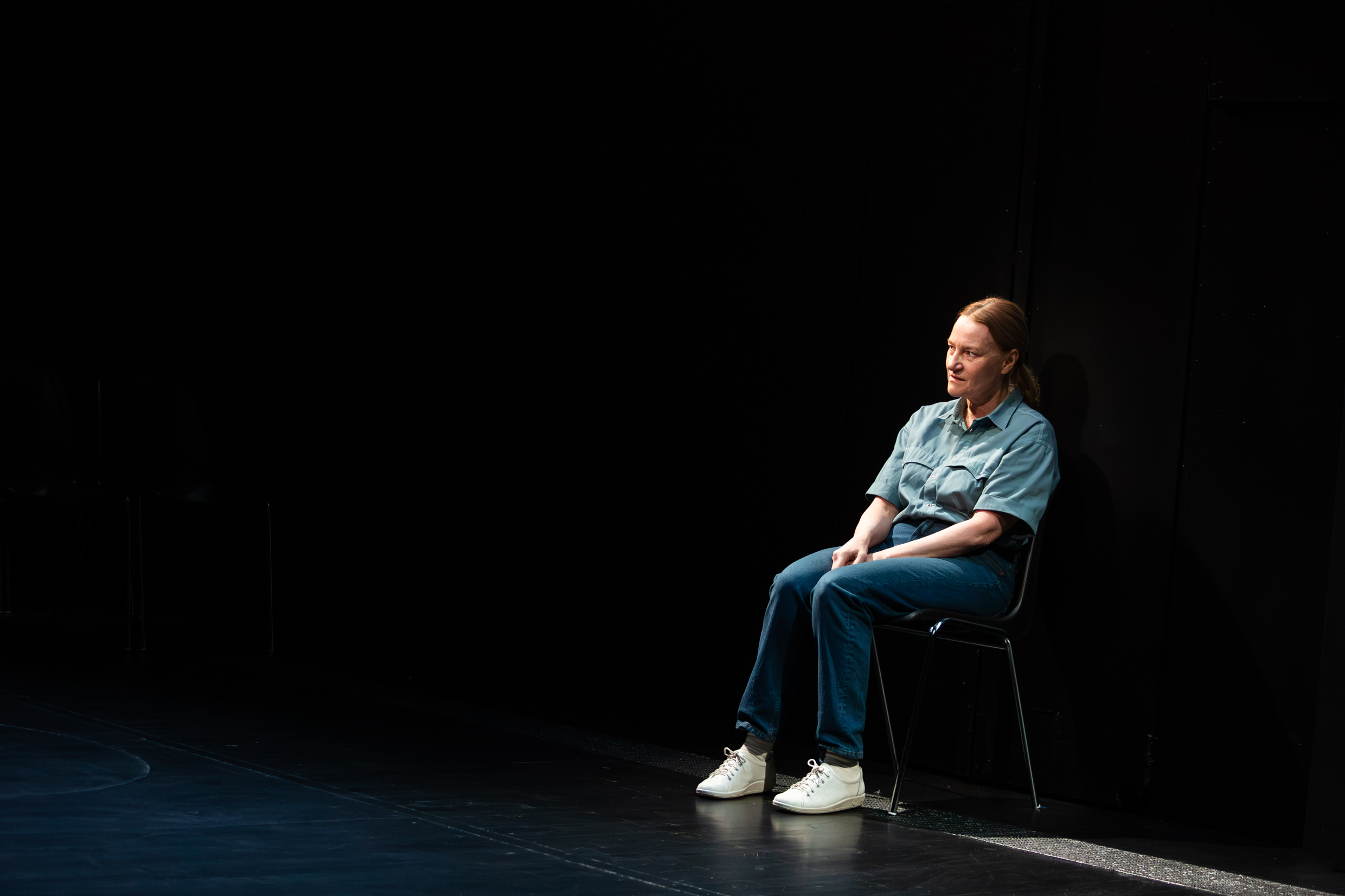 Annika Hallin i En liten roman, urpremiär 14 februari på Klarascenen, Kulturhuset Stadsteatern.