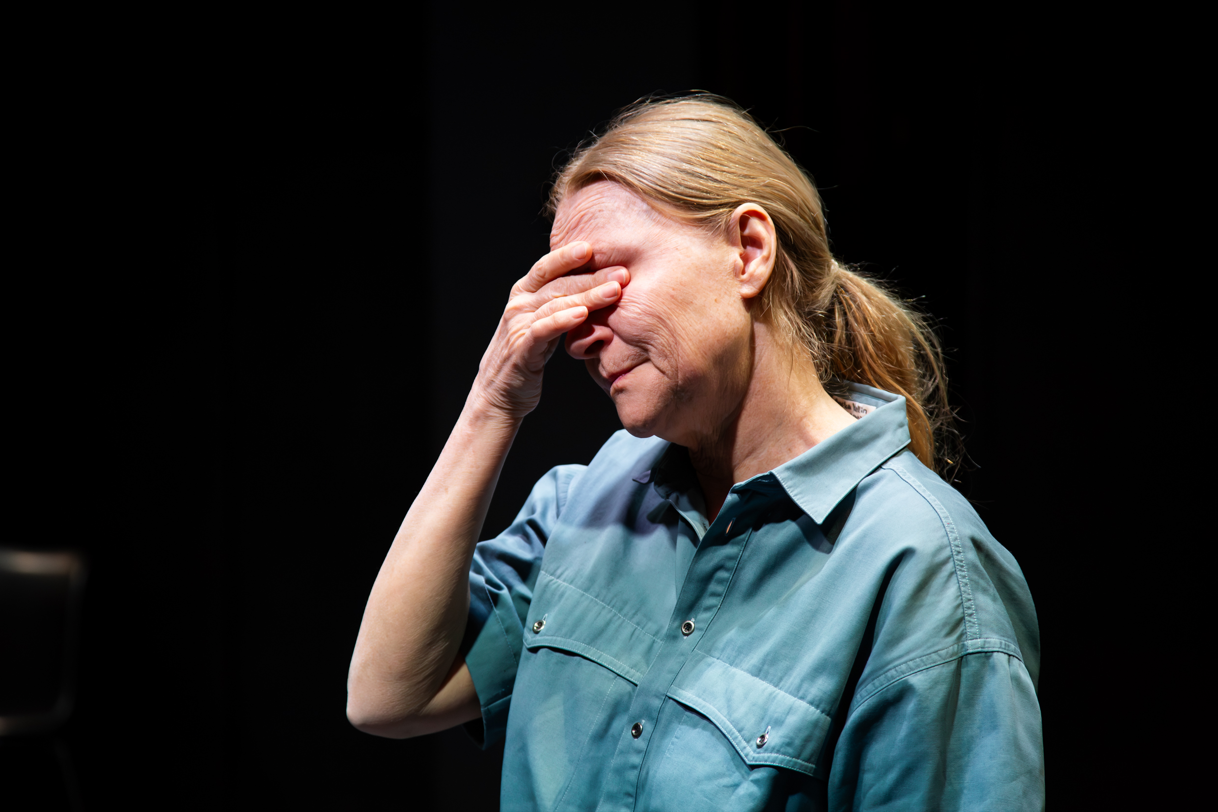 Annika Hallin i En liten roman, urpremiär 14 februari på Klarascenen, Kulturhuset Stadsteatern.