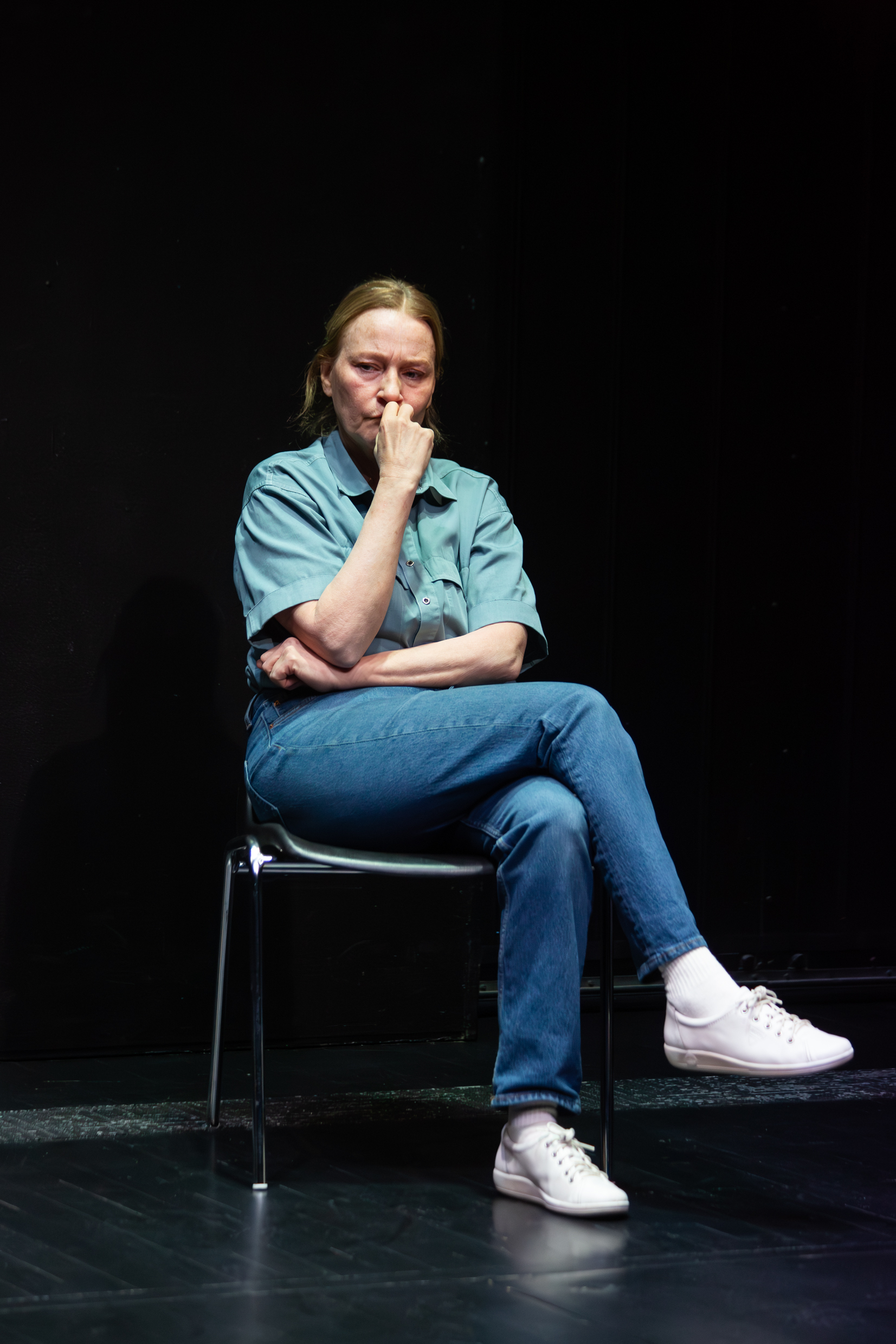 Annika Hallin i En liten roman, urpremiär 14 februari på Klarascenen, Kulturhuset Stadsteatern.