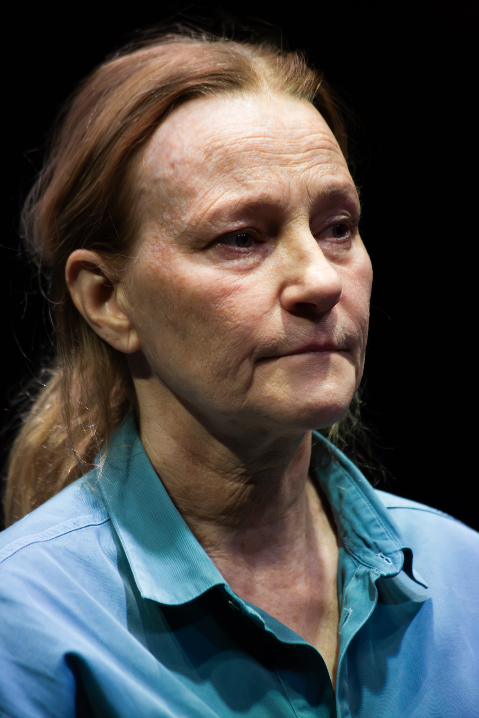 Annika Hallin i En liten roman, urpremiär 14 februari på Klarascenen, Kulturhuset Stadsteatern.