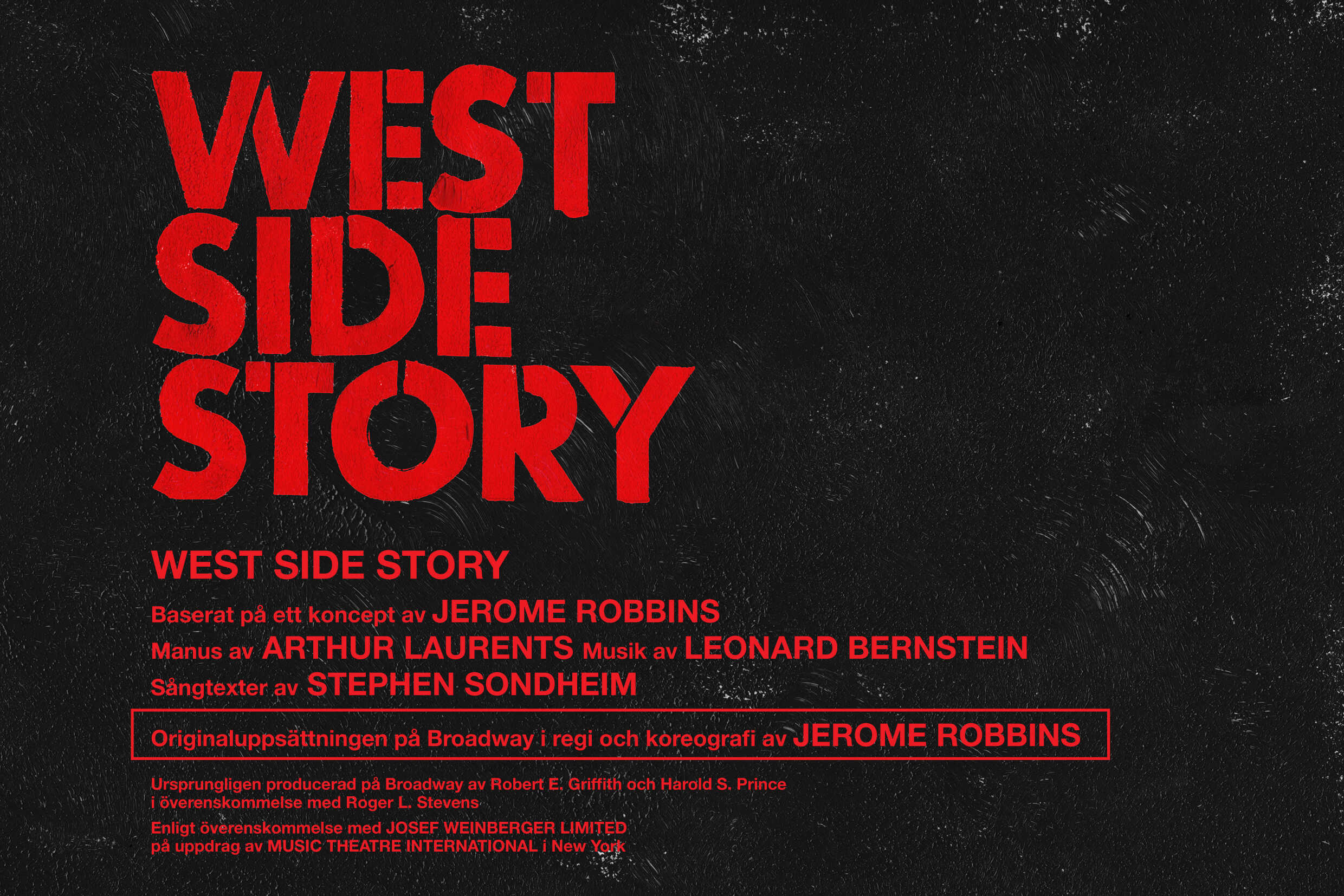 West Side Story har premiär 8 mars på Stora scenen.