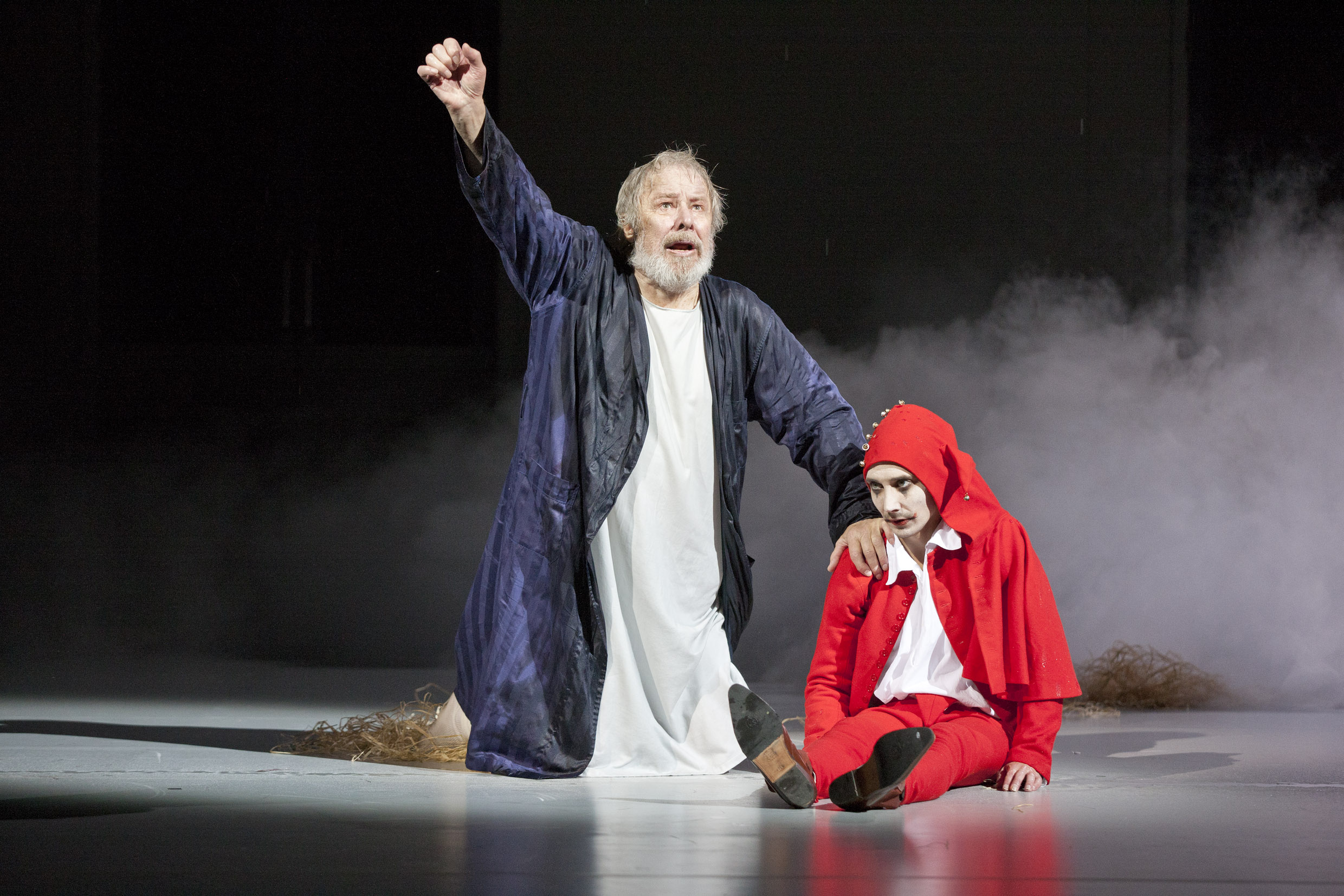 Sven Wollter och Michael Jonsson i Kung Lear. Premiär på Stora scenen 18 oktober.