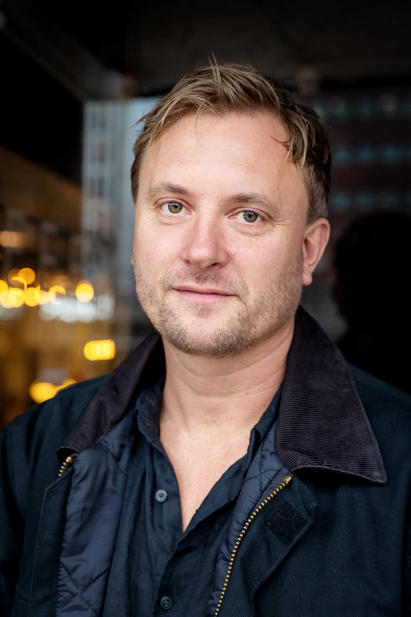 Curator Andreas Blom.