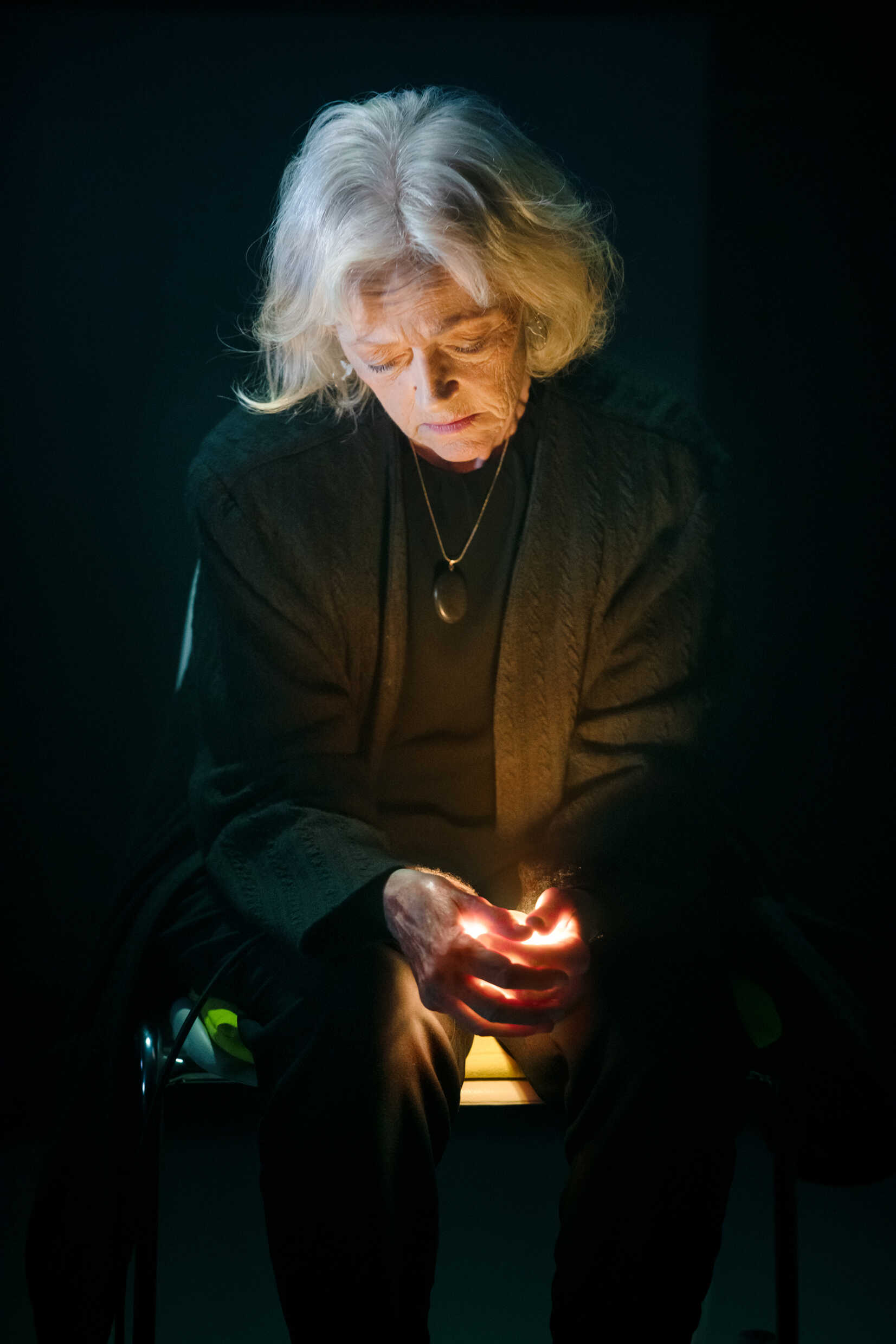 Chatarina Larsson i pjäsen Mammorna, baserad på Alexandra Pascalidous roman. Premiär 14 januari på Lilla scenen, Kulturhuset Stadsteatern.